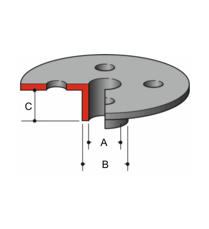 MAKITA SZABLON ŚR.9,5mm DO 3612/C 3620