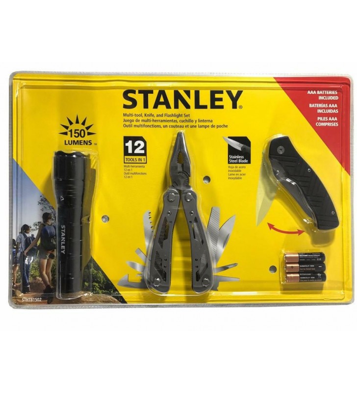 ST.MULTITOOL MULTINARZĘDZIE 12w1 +NÓŻ SKŁADANY +LATARKA